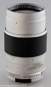 Auto Beriflex 135 mm f/2.8 - Detailansicht
