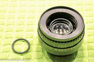 Domiplan 50 mm f/2.8 Ausbau