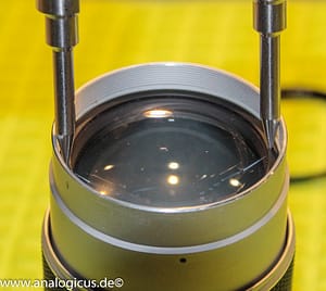 Auto Beriflex 135 mm Fotos zum Ausbau / Zerlegen des Objektivs